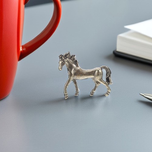  2 Stück Pferde Statue: Chinesisch 2026 Jahr Pferd Ornamente - Feng Shui Golden - Bild 10 von 12