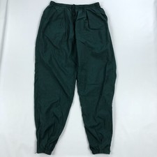 Vintage 90s Nike Track Pants Mens XL Forest Green Nylon Windbreaker Joggers