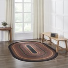 Area Rug Heritage Farms Jute Primitive 60x96 Oval No Slip Floor Decor VHC Brands