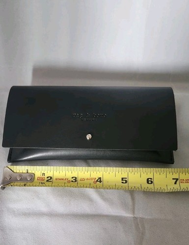 RAG & BONE Empty Black Faux Soft Case for Sunglasses + Pouch - Picture 5 of 7