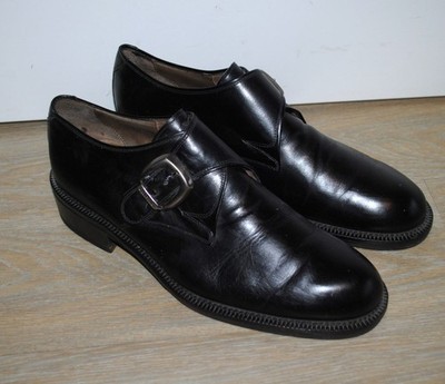 ** TJ  COLLECTION  Leder Halbschuhe Handgemacht Rahmgenäht  Gr.43  NEU **