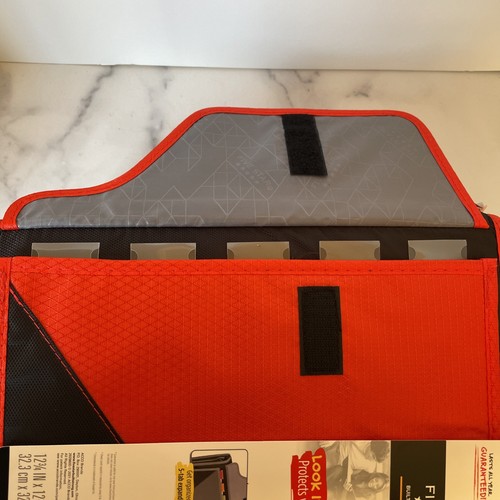 Five Star Zipper 3-Ring Binder 3" Expandable + Removable Padded Case - NEW Red - Picture 3 of 6