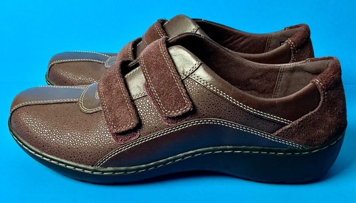 COLLECTION BY CLARK LADIES BROWN SHOES SIZE 9.5 W - Picture 3 of 7