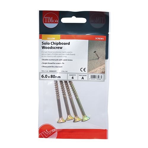 Timco - Solo Houtdoppen - PZ - Afbeelding 2 van 2