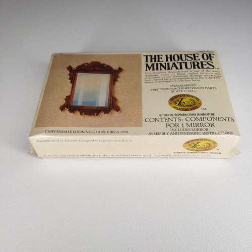 House of Miniatures 42403 Chippendale Looking Glass um 1750 Bausatz Puppenhaus - Bild 4 von 5