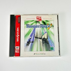 Thunder Force V Sega Saturn SS Japan Tecno Soft Tested