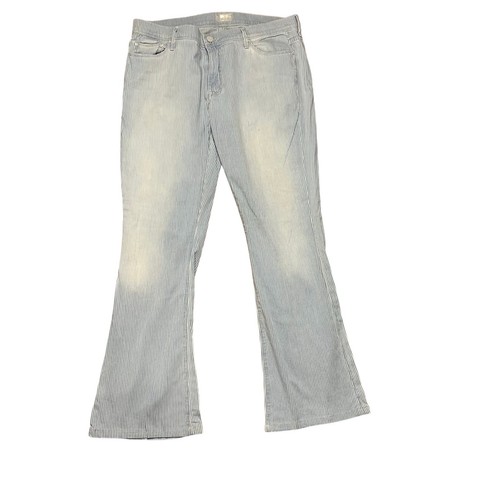 MOTHER The Cruiser On The Road Denim ligero acampanado a rayas 32 - Imagen 3 de 8