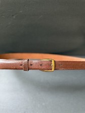 Vintage Hickok Reptile Belt Mens Size 38 Lizard Brown Leather Classic Career