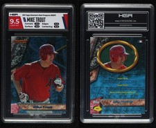 2011 Bowman Bowman's Best Prospects Mike Trout #BBP9 HGA 9.5 GEM MINT Rookie RC