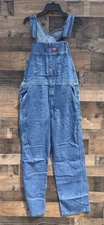 NWT Dickies Bib Overalls Carpenter Jeans Sz 32 x 32 Work Men’s Denim