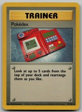 Pokedex Uncommon Base Set (Shadowless) 087/102 NM