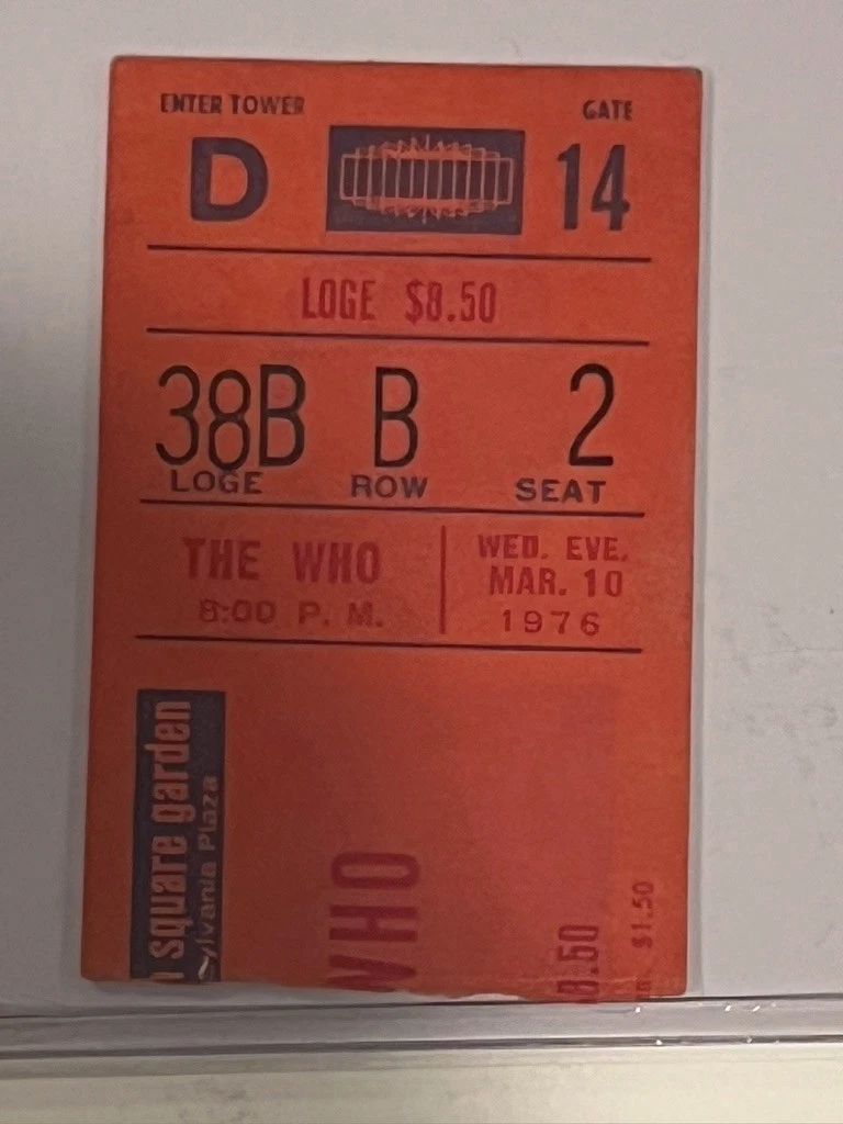 The Who Concert Tickets for sale | eBay