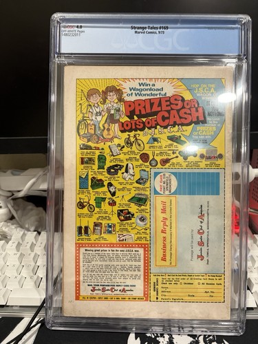 Strange Tales #169 CGC 4.0 1973 4098921021 Origin & first Brother Voodoo story - Picture 2 of 2