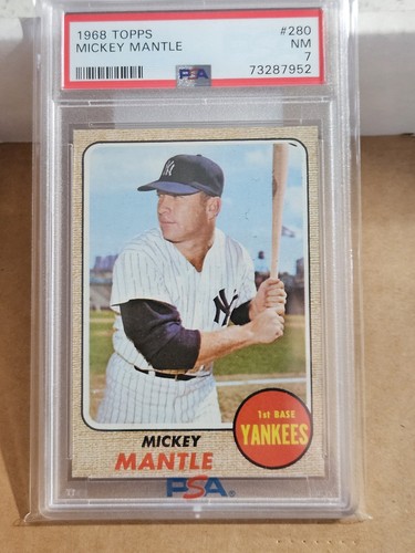 1968 Topps - Mickey Mantle #280 PSA 7 NM