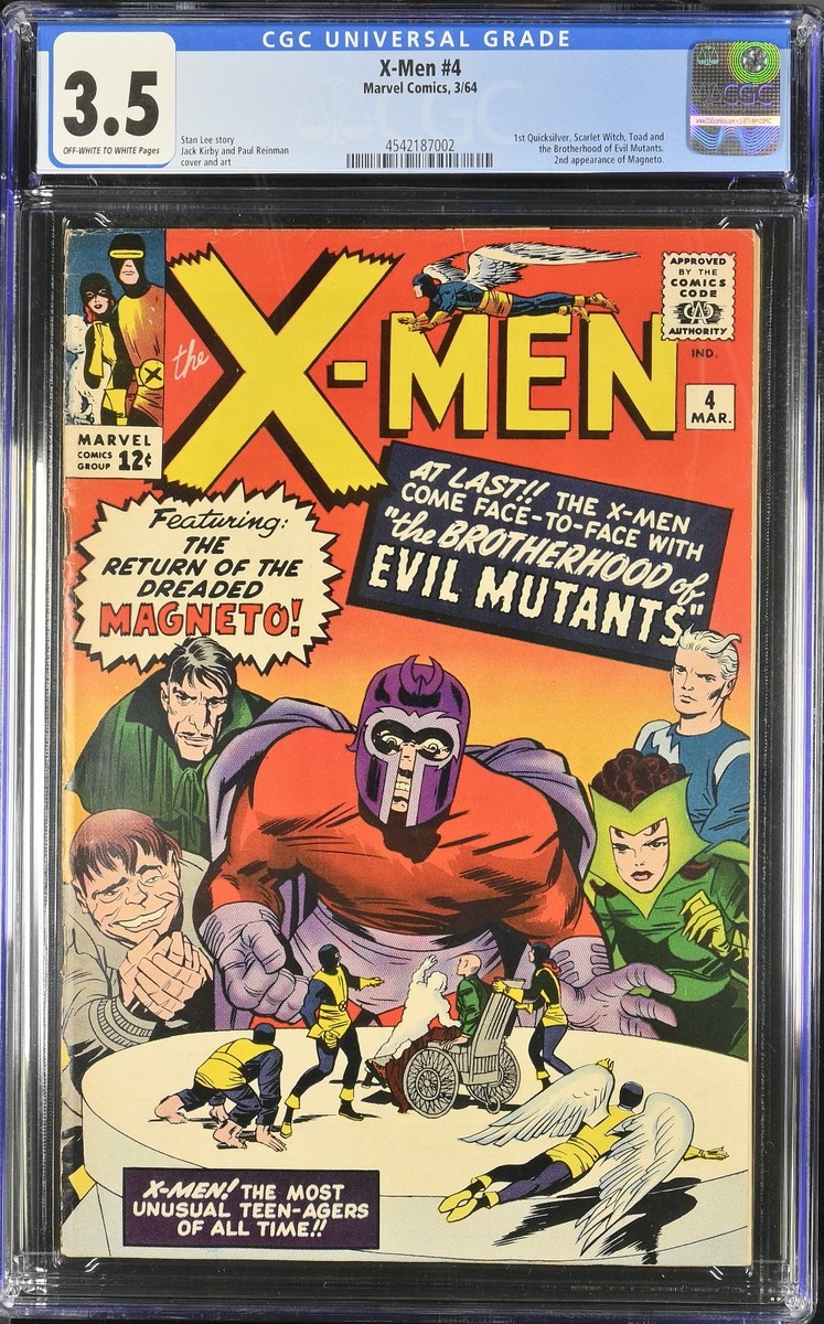 X-men 80s ヴィンテージ洋書アメコミ70s-80sマーベMARVEL4冊 The X-Men #4 (Marvel Comics March 1964) for sale online | eBay