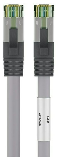 3x CAT 8.1 Patchkabel, S/FTP (PiMF), Grau; CAT 8.1 Patchkabel, S/FTP (PiMF), Gra - Photo 4/7