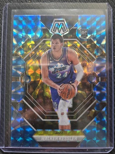 2022-23 Mosaic - Rookies Walker Kessler #212 Reactive Blue Mosaic Prizm (RC)