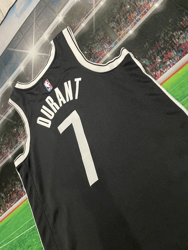 Maglia uomo Kevin Durant #7 Brooklyn Nets Nike taglia media nera usata - Foto 10 di 12