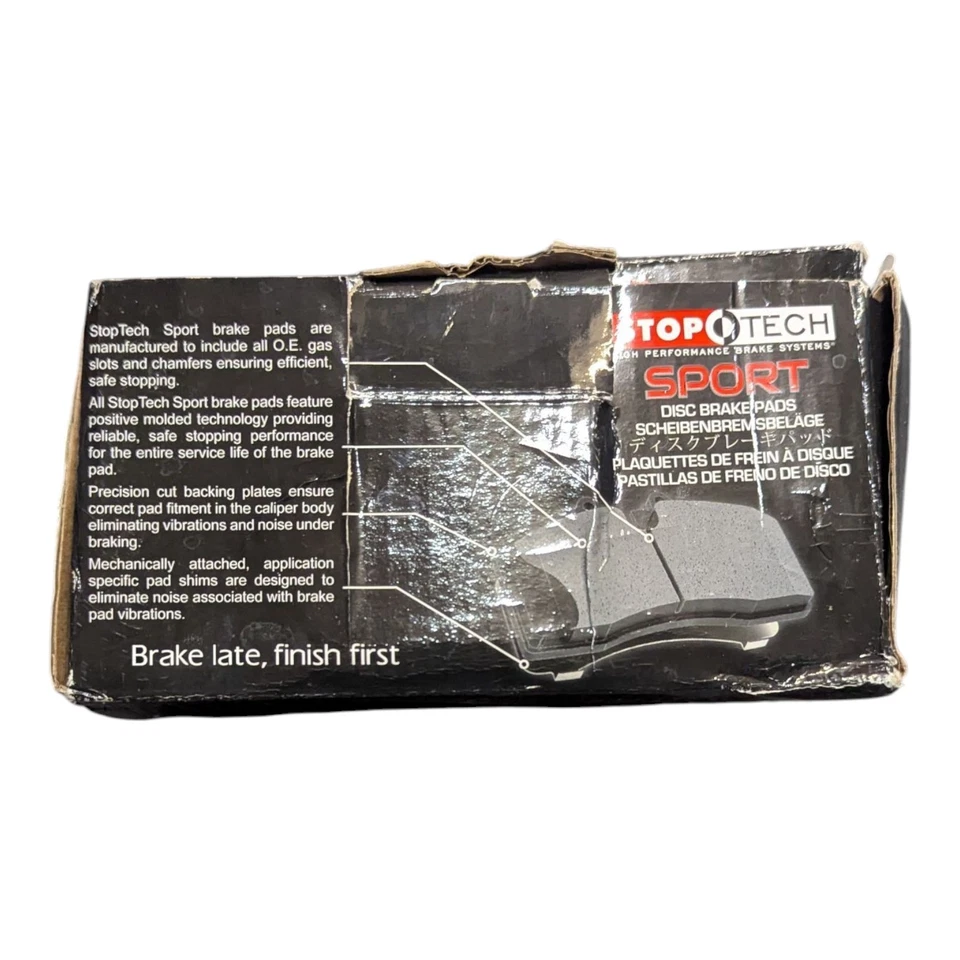 Pastillas de freno trasero deportivo BMW X3 2010 StopTech 309.06830 87-03 04 05 06 z4 Foto 3 de 4