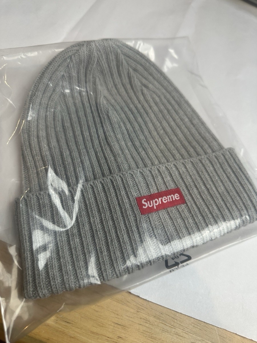 Supreme Overdyed Beanie Grey SS26 Supreme New York 2026 Brand New