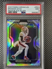 2020 Panini Chronicles - Prizm Black Brandon Aiyuk #PB-14 Silver (RC) PSA 9