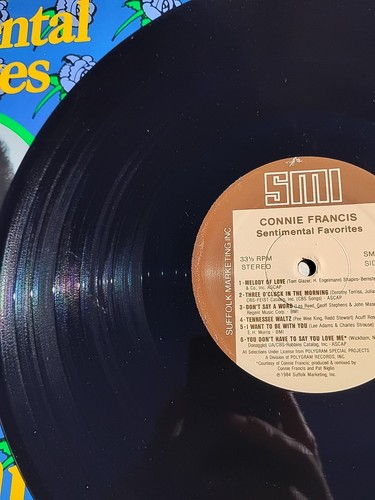 1984 Connie Francis Sentimental Favorites Vinyl LP 33 PolyGram Records SMI 151 - Picture 4 of 10