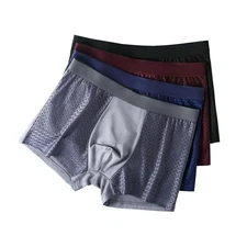 4pcs Boxhero Men's Underwear Box Hero Boxer Briefs Shorts Built-in & 3D Pouch