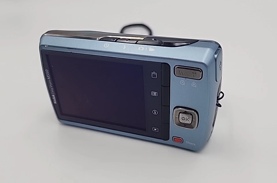 Kodak EasyShare M550 12MP Blue Digital Camera w/ Battery - Tested & Works !  - Image 4 of 4