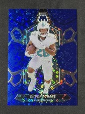 2024 Mosaic De'Von Achane RC /75 Blue No Huddle Prizm #135 Rookie Dolphins