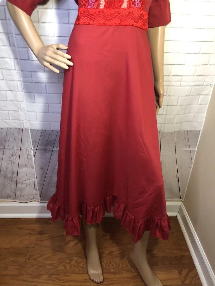 Pearl Red Dress Cosplay Costume Outfits Women's Halloween Carnival Party Suit M - Image 2 of 4