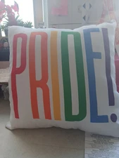 Brightstar Decorative Pillow 1 Count PRIDE!