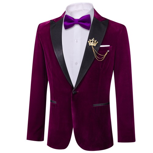 Embroidered Floral Men's Jacket - Unique Designer Blazer for Special Occasions - Picture 94 of 323
