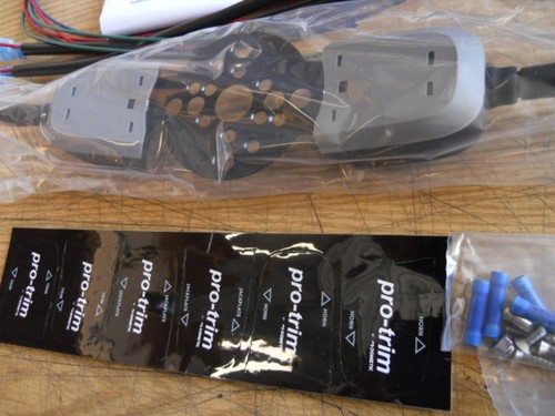 SeaStar Pro Trim Bezel Control Switch Dual Function Trim-Jack Plate Teleflex PT2 - Picture 3 of 14