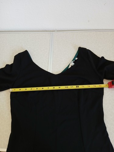 Boden Black 3/4 Sleeve Casual Top V Neck Size US 10 Minimalist Capsule Basic - Picture 10 of 16