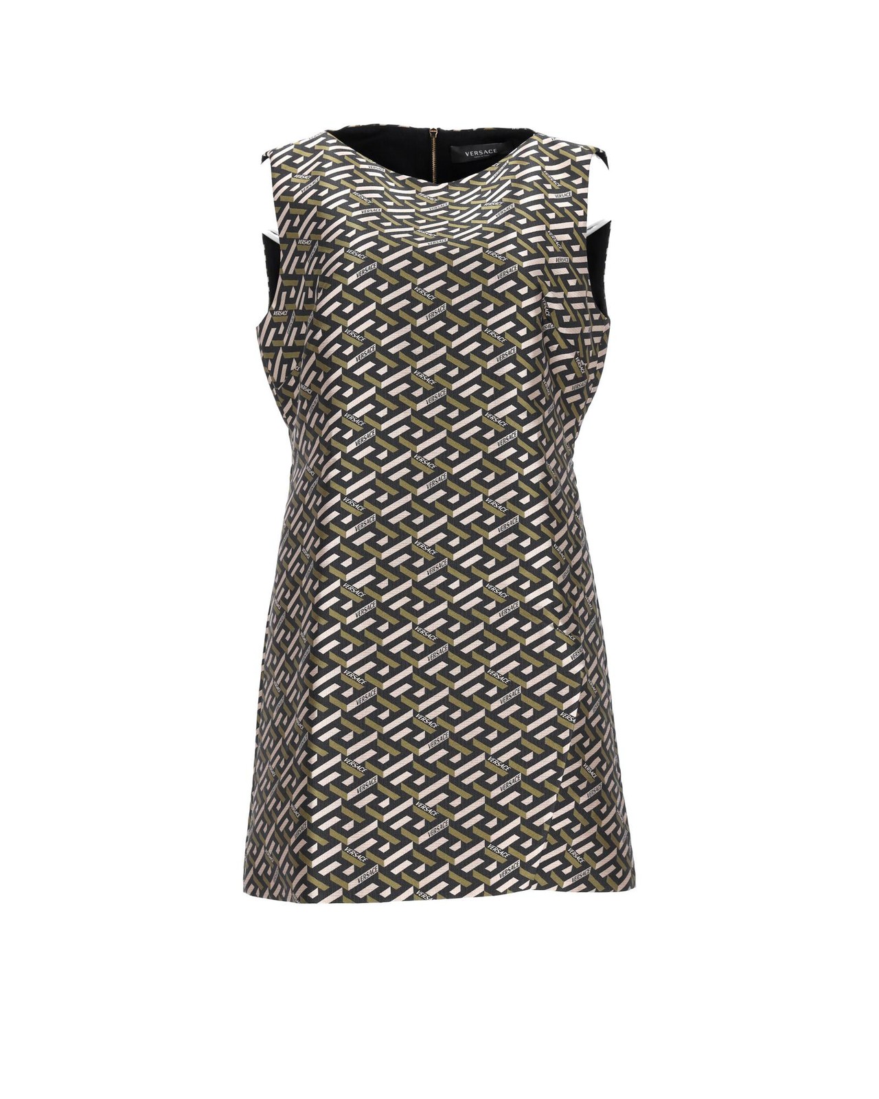 Preloved versace Geometric Print Shift Dress Wome… - image 2