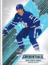 #57 MATTHEW KNIES 2024-25 Upper Deck Credentials TORONTO MAPLE LEAFS