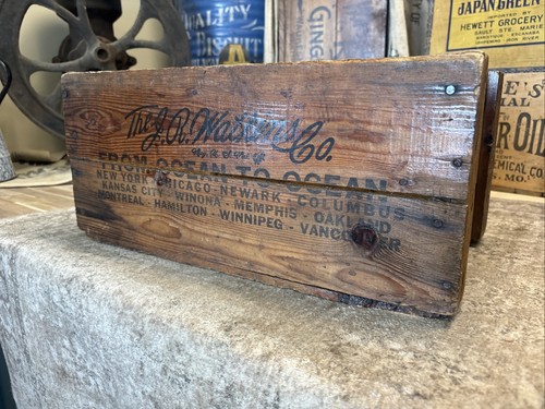 Antike Kiste J R Watkins Medizinkiste New York Chicago Columbus Winona Memphis - Bild 10 von 23