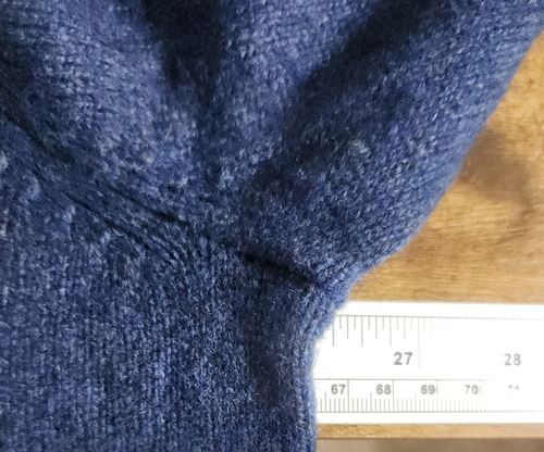 Schwarz Braun 1826 Lammwollmischung Pullover Blau Größe Herren 2XL - Bild 8 von 9