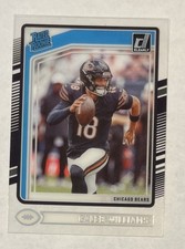 Caleb Williams 2024 Panini Clearly Donruss Football Base Rated Rookie #51 Bears