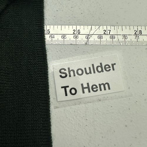 Bloomingdales Mens Minimalist Merino Wool Quarter Zip Sweater Size L Dark Green - Picture 6 of 7