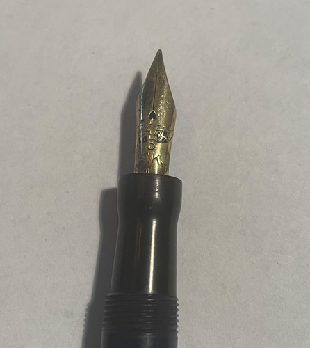 PLUMA ESTILOGRÁFICA VINTAGE WAHL EVERSHARP AZUL JASPEADO ANILLO SUPERIOR 14k Nueva en Caja - Imagen 5 de 12