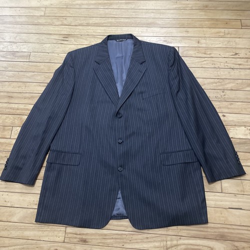 Loro Piana super 120 Jack Victor Blazer Men 48 L Dark Charcoal Purple Suit Coat - Picture 1 of 24