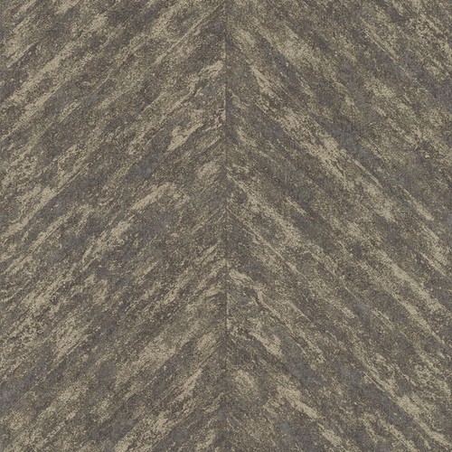 Non-Woven Wallpaper Rasch Stripes Fishbone black 617559 - Picture 2 of 2