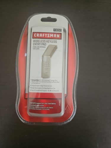 Craftsman 93050 Garagentor drahtloses schlüsselloses Türöffnungssystem Pad NEU 