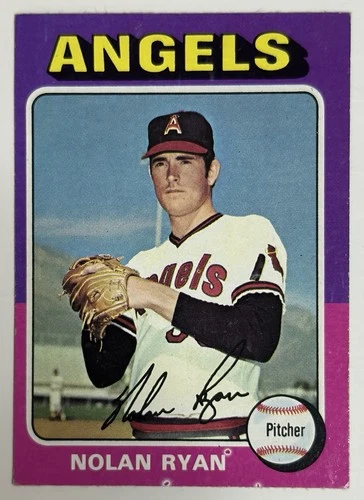 Topps 1975 Nolan Ryan #500 Base Set Angels Major League Baseball Card MLB 1975