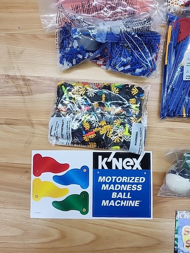 Knex Motorized Madness Ball Machine Set #50086 100% Complete NEW IN OPEN BOX - Picture 4 of 9