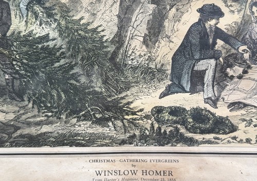 Conjunto Enmarcado WINSLOW HOMER Harper's Impresiones Semanales Cortesía Museo Arte Metropolitano - Imagen 8 de 24
