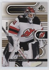 2022-23 Upper Deck SP Game Used Gold 8/114 Vitek Vanecek #115 0b1f