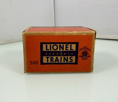 Parachoques de tren de vía iluminado rojo Lionel de posguerra #260 con caja original usado en excelente estado funciona - Imagen 8 de 11