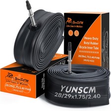 2 Pack 29 Bike Tubes 29x2.125/2.2/2.3/2.35/2.40 FV48 Presta Valve 29 Tubes Compa
